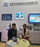 上海城建職業學院代表參觀訪問三瑞Vision China 2018機器視覺展