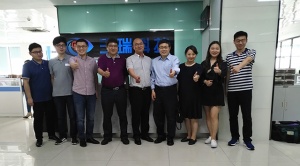 南京大學經管學院副院長鄭江淮一行三瑞科技參觀訪問